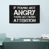 あなたはもし注意を怒怠ること 横断幕 (トレードショー)