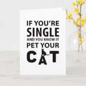 あなたはもし猫を飼う カード (黄色い花)