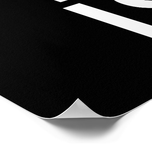 あなたはもし看板を探すのはこれだ ポスター (角)