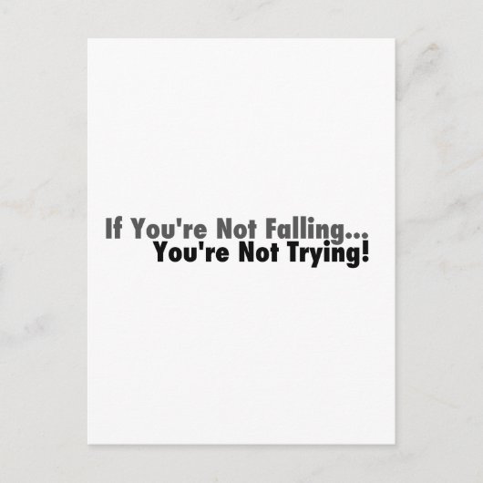 あなたはもし落ちない… ポストカード (正面)