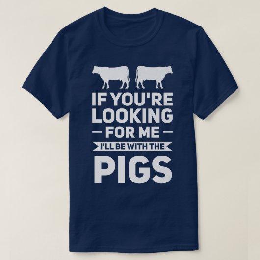 あなたはもし豚プレミアムを探している Tシャツ (デザイン正面)