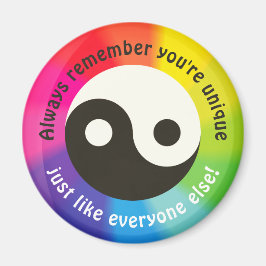 あなたはもユニークみんな同じように覚えてろ！ マグネット