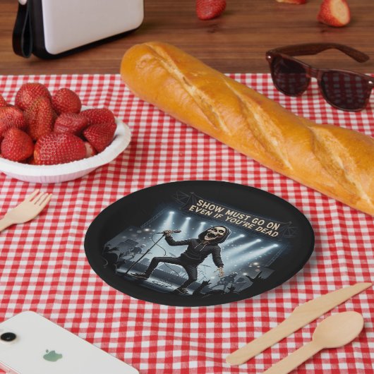 あなたはも死んで行く必要もしがある表示 – 紙プレート ペーパープレート (ピクニック)