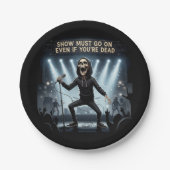 あなたはも死んで行く必要もしがある表示 – 紙プレート ペーパープレート (正面)