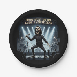 あなたはも死んで行く必要もしがある表示 – 紙プレート ペーパープレート