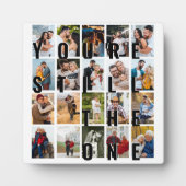 あなたはもOne 20写真記念写真 フォトプラーク (正面)