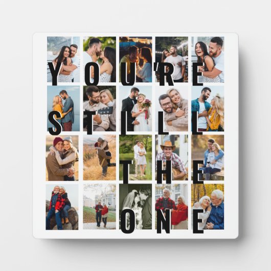 あなたはもOne 20写真記念写真 フォトプラーク (正面)