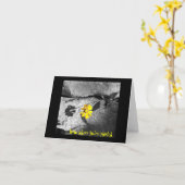 「あなたはやる気を起こさせる植えられた場所を拡張」ノートカード カード (黄色い花)