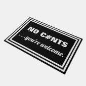 ..あなたはようこそ。~を表す ドアマット (アングル)