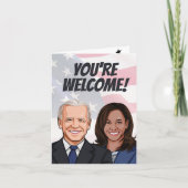 あなたはようこそ、今、いくつかの睡眠を取りに行く カード (正面)