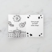 あなたはようこそ、今、いくつかの睡眠を取りに行く カード (内部)