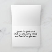 *あなたはよ感じく聞こえる」U SOONカードを参照 カード (内部)