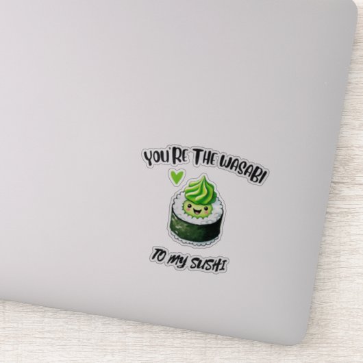 あなたはわさび私のすし – かわいい&おもしろい シール (詳細)