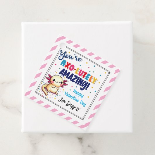 あなたはアクソルテリーアメージング"バレンタインギフトラベル フェイバータグ (インサイチュ)