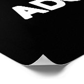 あなたはアドラボウルおもしろいボーリングプンダークBG ポスター (角)