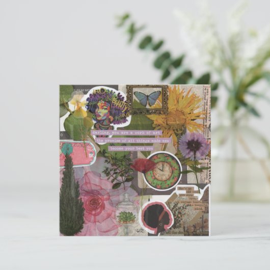 あなたはアートフラットグリーティングカード (スタンド正面)