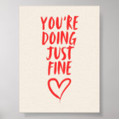 あなたはアート素晴らしプリント ポスター (正面)