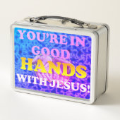 あなたはイエスと共に善い手を! メタルランチボックス (裏面)