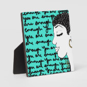 あなたはイーゼルで十分な額だ フォトプラーク (正面)