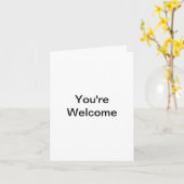 あなたはウェルカムカード カード (黄色い花)