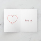 あなたはウールストの型破りなバレンタインカード シーズンカード (内部)