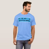 あなたはオタク、私は知的チャンピオン 本好き Tシャツ (正面フル)