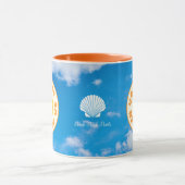 あなたはオレンジの柄の黄金のマグだ マグカップ (中央)