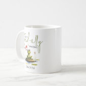 あなたはカエル-ally 驚くべき! | おもしろグッズ コーヒーマグカップ (正面左)