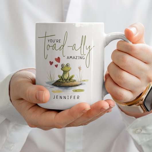 あなたはカエル-ally 驚くべき! | おもしろグッズ コーヒーマグカップ