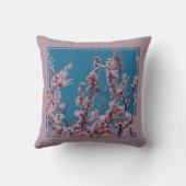 あなたはカスタム植えられたさくらんぼの花 クッション (裏面)
