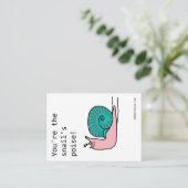 あなたはカタツムリのポイズ!- AIバレンタイン エンクロージャーカード (スタンド正面)