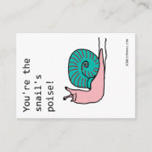 あなたはカタツムリのポイズ！- AIバレンタイン エンクロージャーカード (正面)