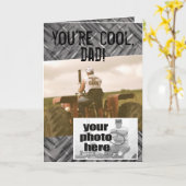 あなたはカッコいいのパパ – トラクターの父の日のカード カード (黄色い花)