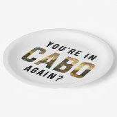 あなたはカボで？ |カボサンルーカス ペーパープレート (アングル)