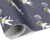 "あなたはカワウソこの世界"の宇宙のカワウソのギフト用包装紙 ラッピングペーパー (ロールコーナー)