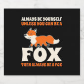 あなたはキツネ ビールラベル (シングルラベル)