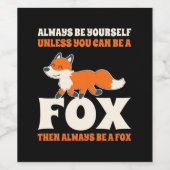 あなたはキツネ ワインラベル (シングルラベル)