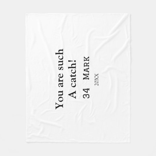 あなたはキャッチの彼氏バレンタインスポーツna フリースブランケット (正面)