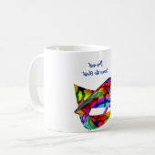 あなたはキリストにならなければならない コーヒーマグカップ (正面左)