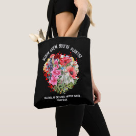 あなたはキリスト教のフローラを植えた開花 トートバッグ