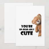 あなたはクマに負けないくらいかわいい シーズンカード (正面/裏面)