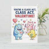 あなたはクラスで大活躍、バレンタイン、教室 シーズンカード (スタンド正面)