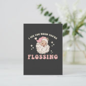 あなたはクリスマスデンタルを流す時に会おう 案内ポストカード (スタンド正面)