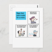 あなたはクルーズの準備ができているシンボルや象徴- (b) ポストカード (正面/裏面)