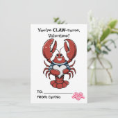 あなたはクローソウルレッドロブスター、キッズバレンタインデー シーズンカード (スタンド正面)