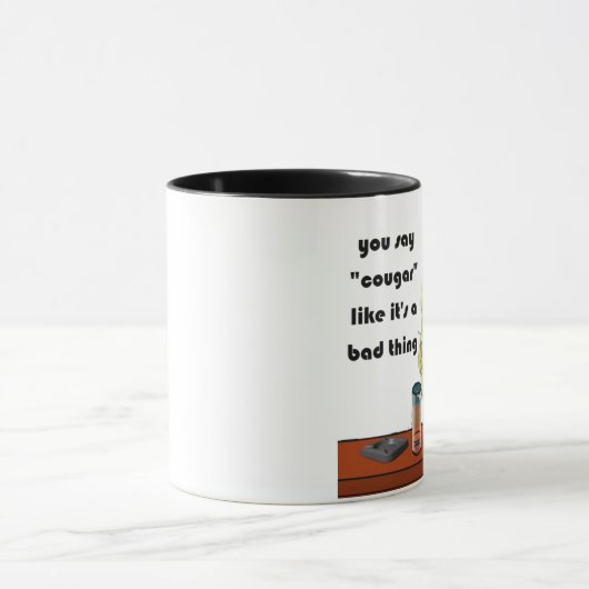 あなたはクーガー・マグと言う マグカップ (中央)