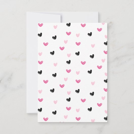 あなたはクールの子供教室バレンタインカード 招待状 (裏面)