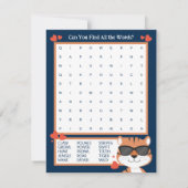 あなたはクールワンキャットキッズバレンタインデー ノートカード (裏面)