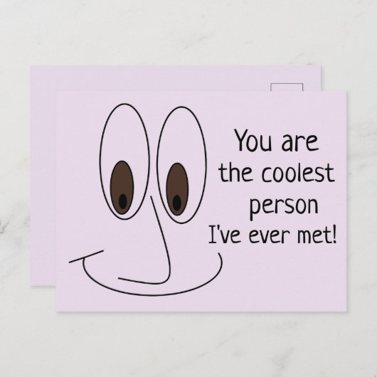 あなたはクール人のおもしろい引用文 ポストカード (正面/裏面)