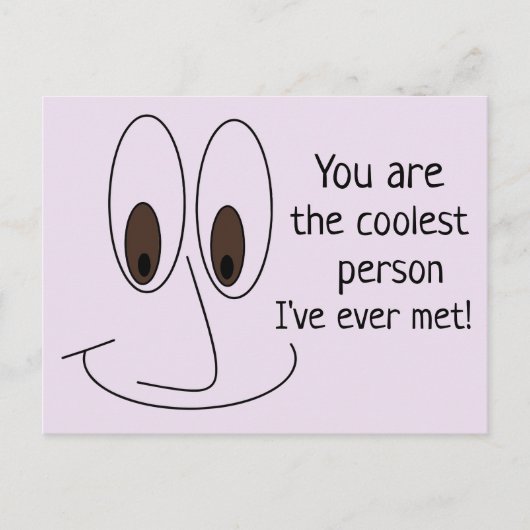 あなたはクール人のおもしろい引用文 ポストカード (正面)